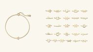 Letter Bracelet (Image via Mejuri)